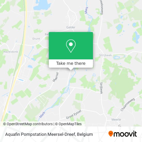 Aquafin Pompstation Meersel-Dreef map