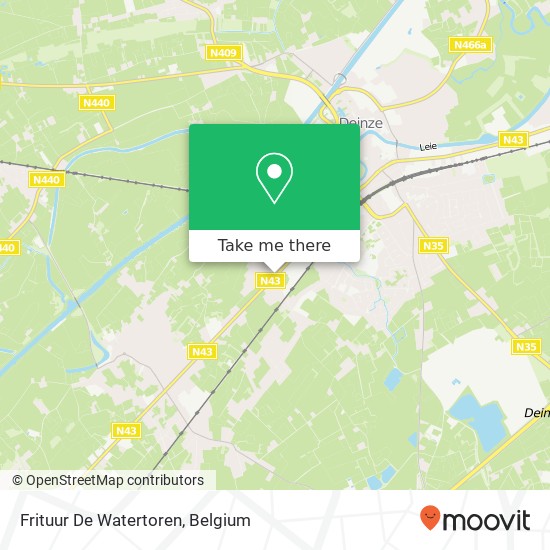 Frituur De Watertoren map