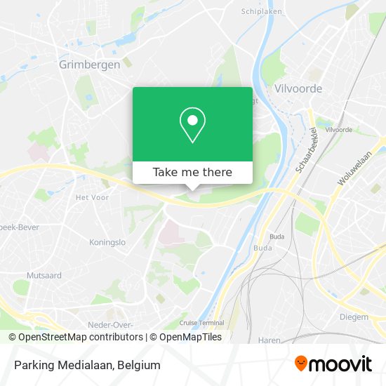 Parking Medialaan map
