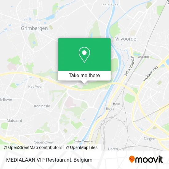 MEDIALAAN VIP Restaurant map