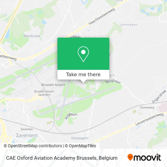 CAE Oxford Aviation Academy Brussels map