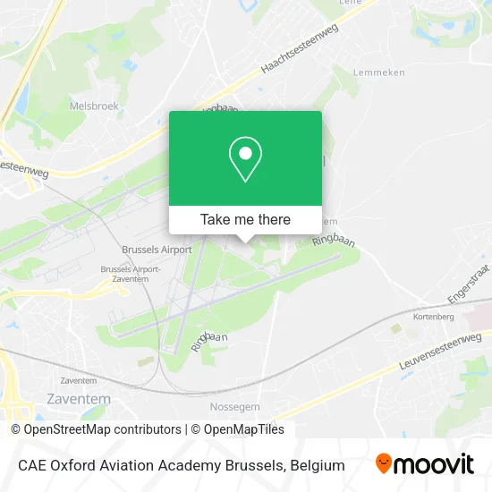 CAE Oxford Aviation Academy Brussels plan