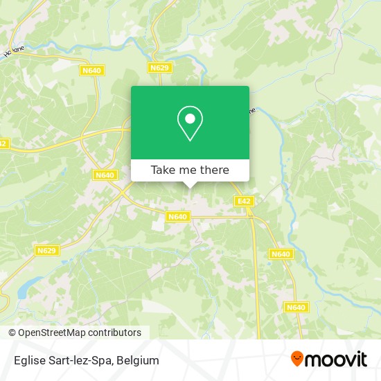 Eglise Sart-lez-Spa map