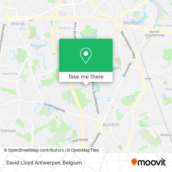 David Lloyd Antwerpen plan