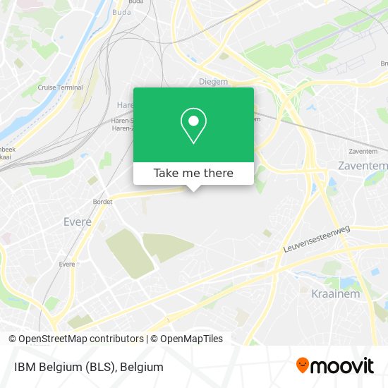 IBM Belgium (BLS) map