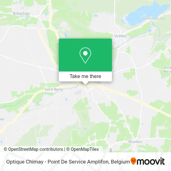 Optique Chimay - Point De Service Amplifon map