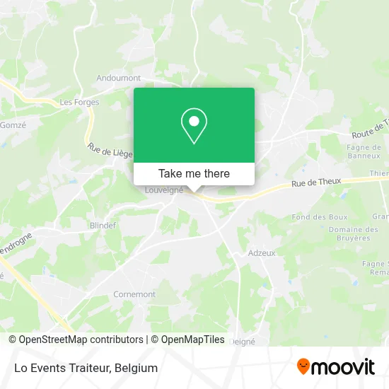 Lo Events Traiteur map