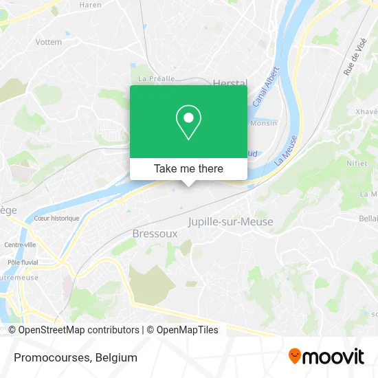 Promocourses map