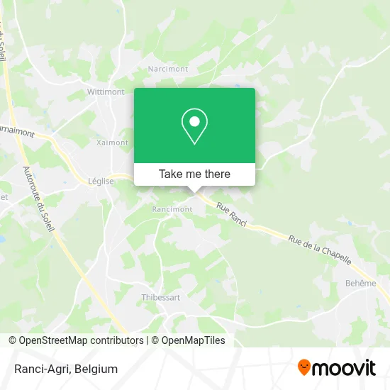 Ranci-Agri map
