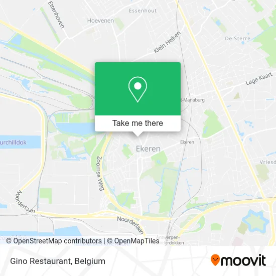 Gino Restaurant map