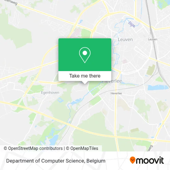 Department of Computer Science map