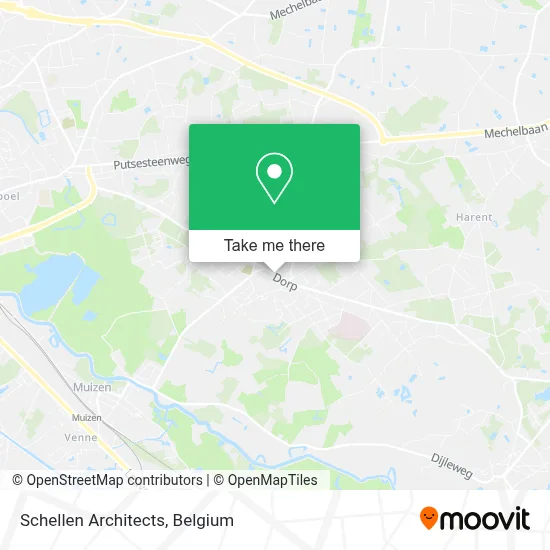 Schellen Architects map