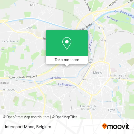 Intersport Mons map