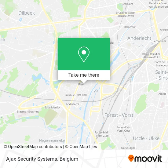 Ajax Security Systems map