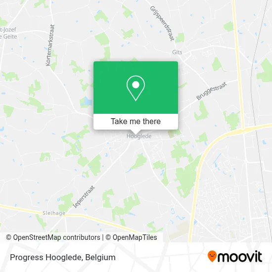 Progress Hooglede map