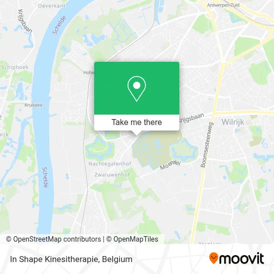 In Shape Kinesitherapie map