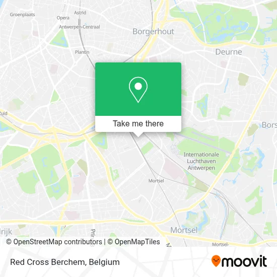 Red Cross Berchem map