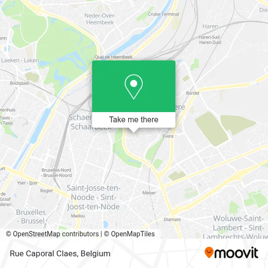 Rue Caporal Claes map