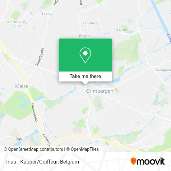 Inas - Kapper/Coiffeur map