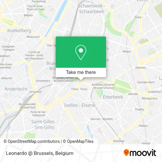 Leonardo @ Brussels map