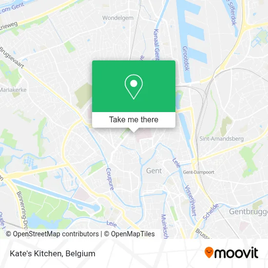 Kate's Kitchen map
