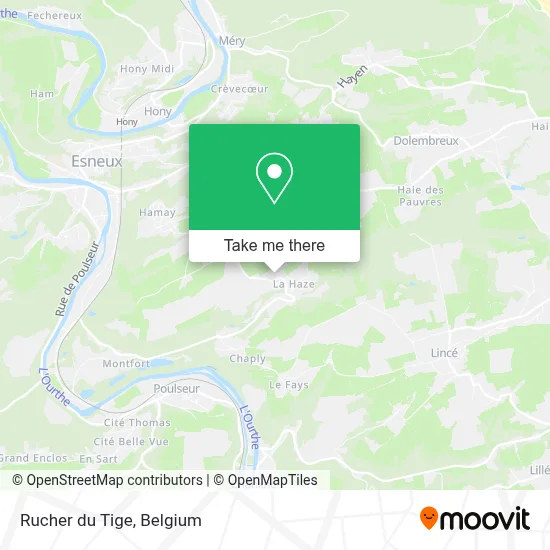 Rucher du Tige map