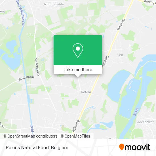 Rozies Natural Food map