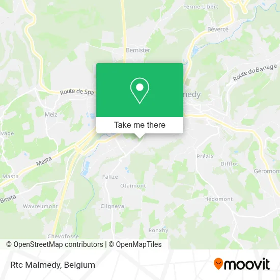 Rtc Malmedy map