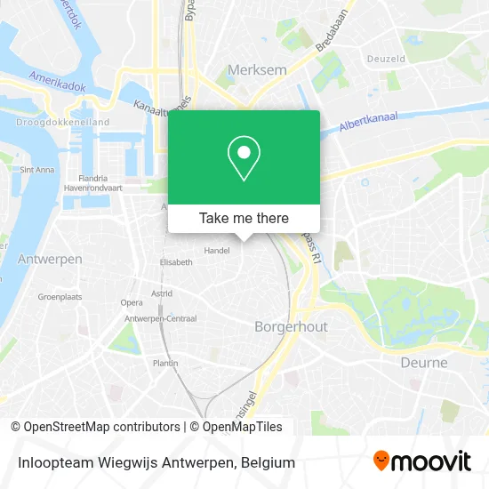 Inloopteam Wiegwijs Antwerpen map