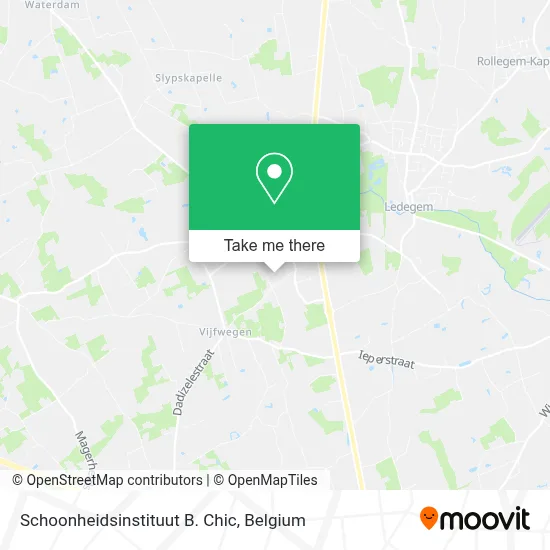 Schoonheidsinstituut B. Chic map