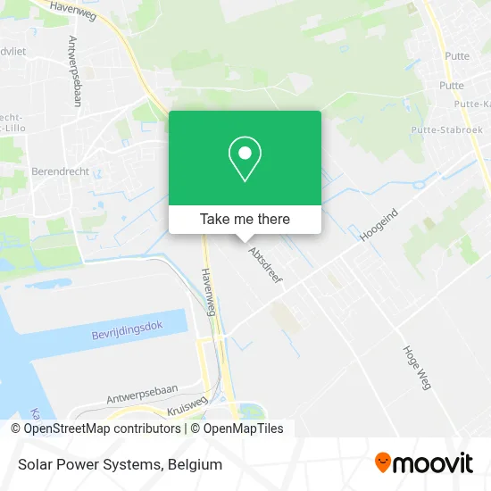 Solar Power Systems map