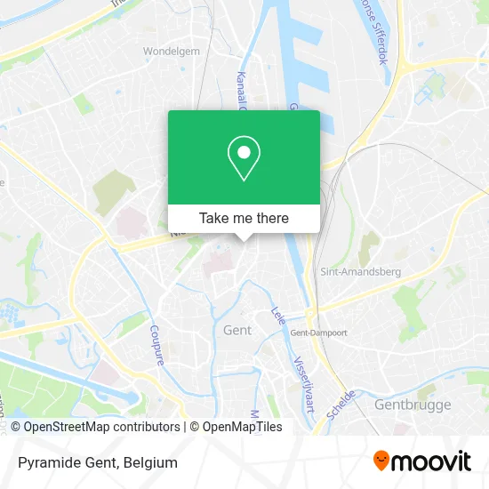 Pyramide Gent map