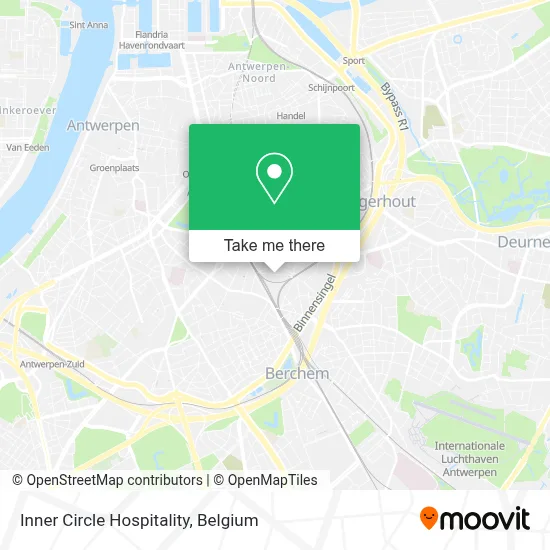 Inner Circle Hospitality map