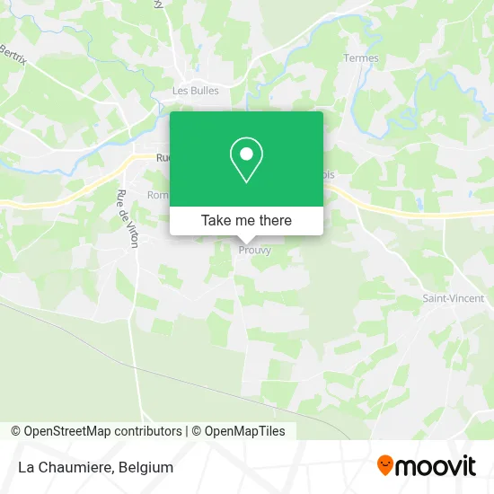 La Chaumiere map