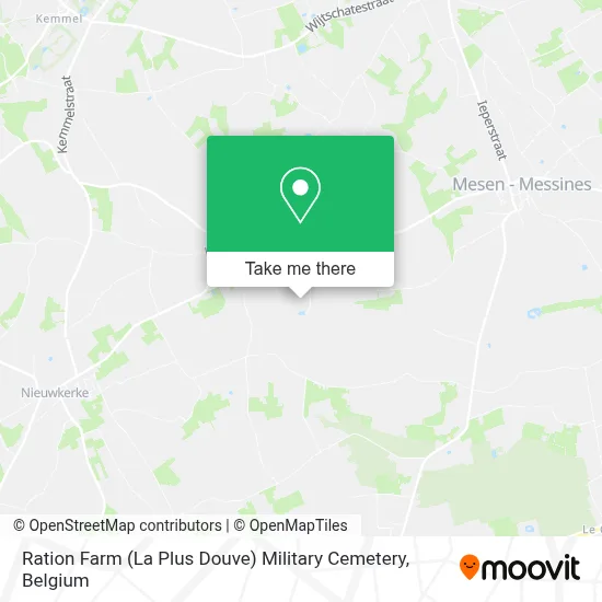 Ration Farm (La Plus Douve) Military Cemetery map