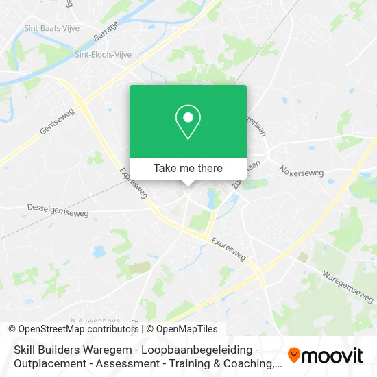 Skill Builders Waregem - Loopbaanbegeleiding - Outplacement - Assessment - Training & Coaching map