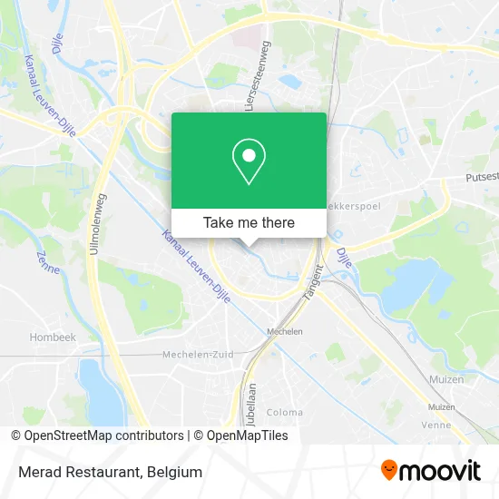 Merad Restaurant map
