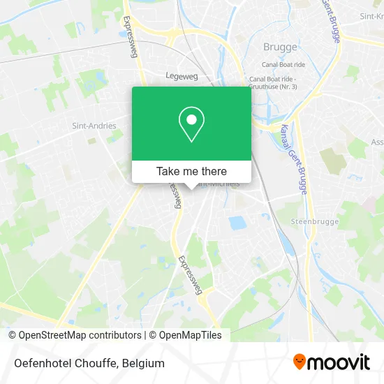 Oefenhotel Chouffe map