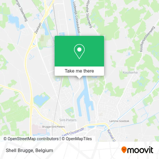 Shell Brugge map