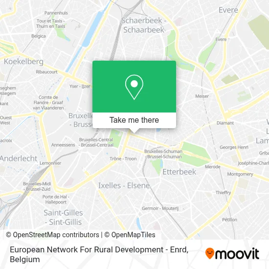 European Network For Rural Development - Enrd map