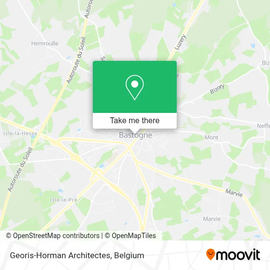 Georis-Horman Architectes map