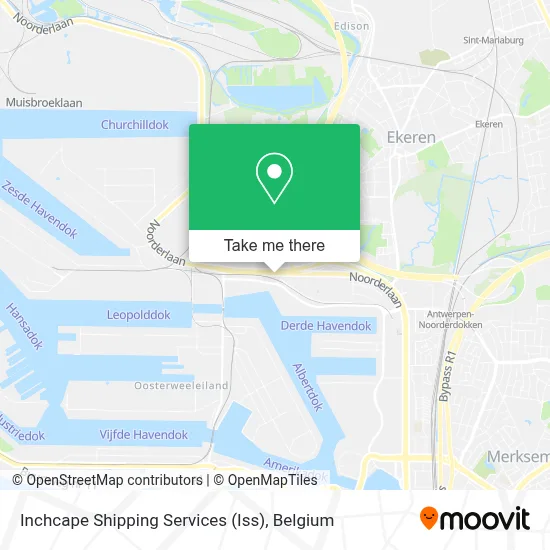 Inchcape Shipping Services (Iss) map