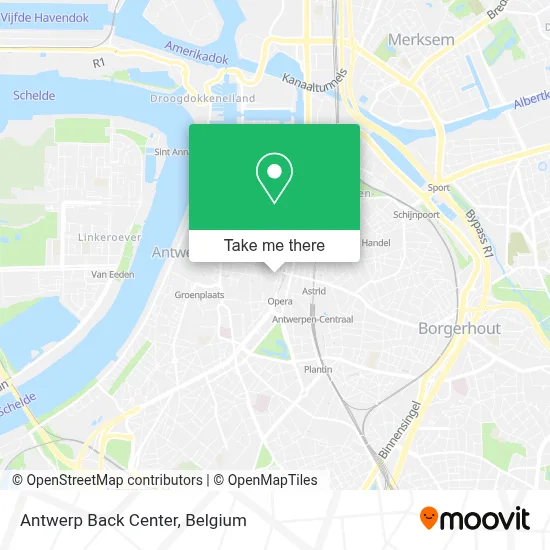 Rugcentrum Antwerpen plan