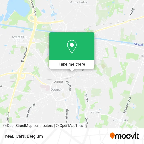 M&B Cars map
