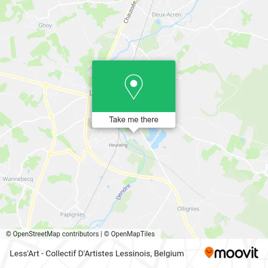 Less'Art - Collectif D'Artistes Lessinois map