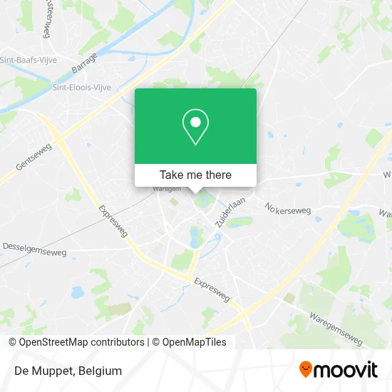 De Muppet map