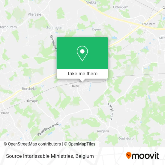 Source Intarissable Ministries map