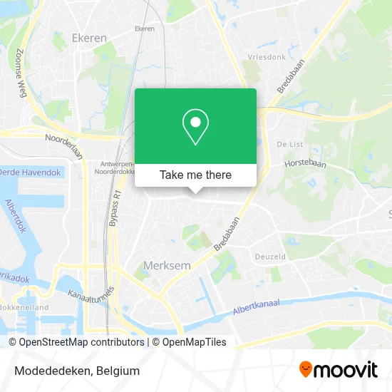 Modededeken map