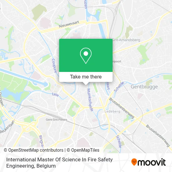 International Master Of Science In Fire Safety Engineering map