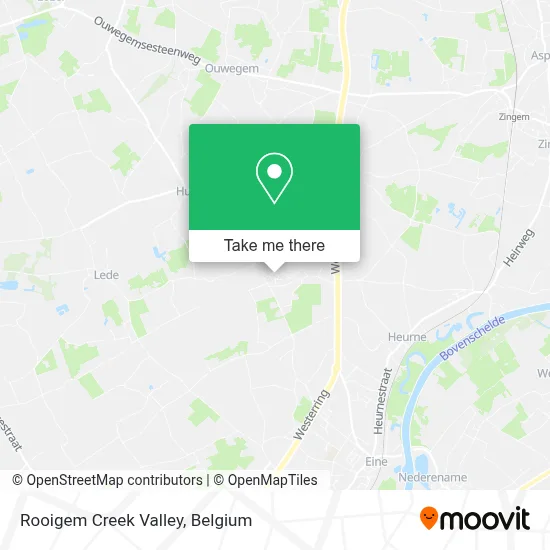 Rooigem Creek Valley map